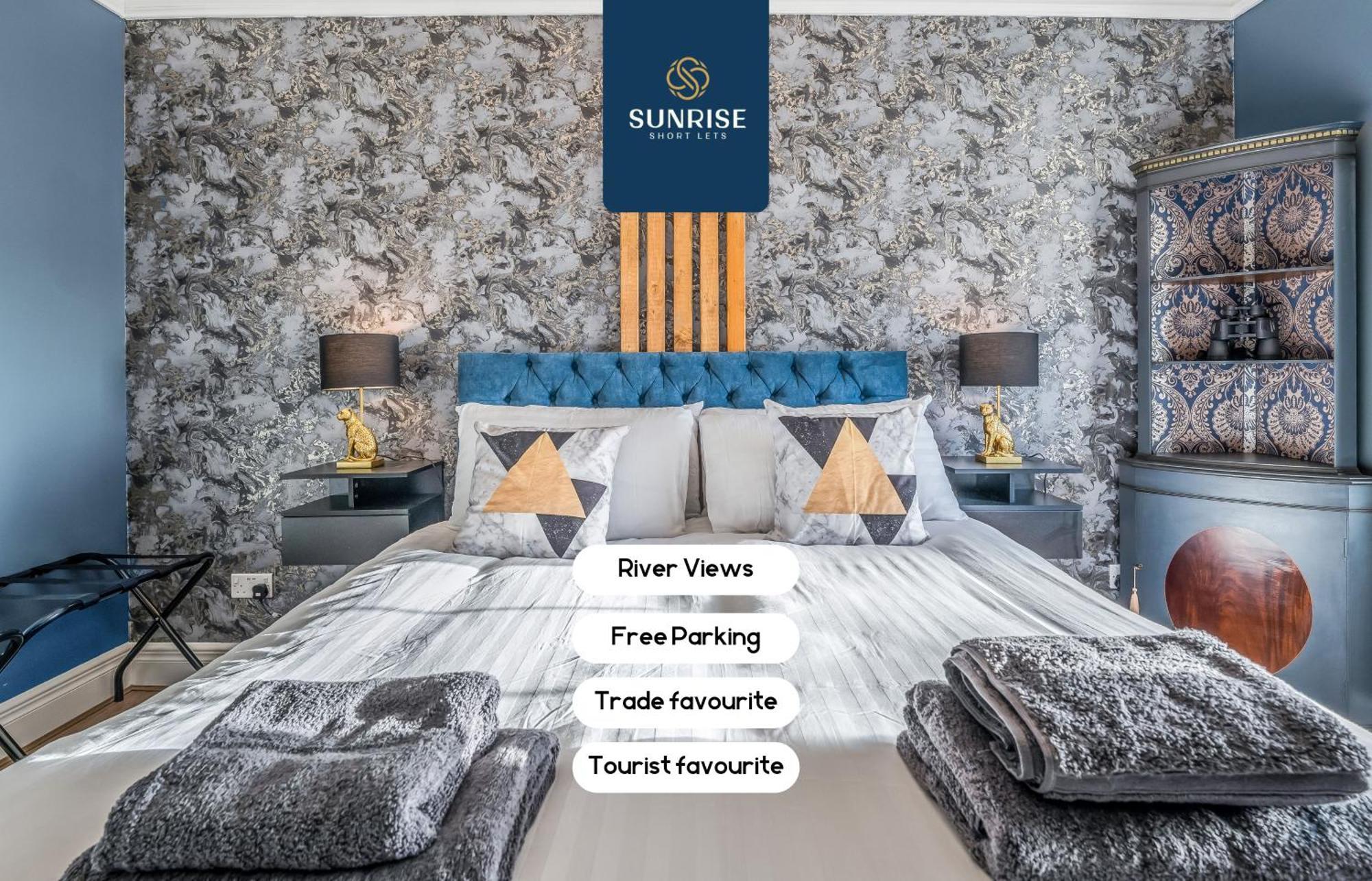 Presidential Apartment, Family Home, Luxury Bedrooms, 2 Rooms, 1 King Bed, 2 Single Beds, Free Wifi, Free Parking, Tourists, Business Travelers, Relocation, Beautiful River Views, - Long Stays, Invoice And Reduced Price Are Only Via Sunrise Short Let Νταντί Εξωτερικό φωτογραφία